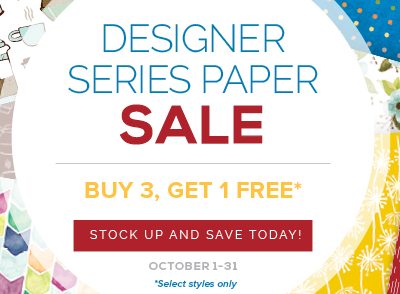 Designer Series Paper SALE!