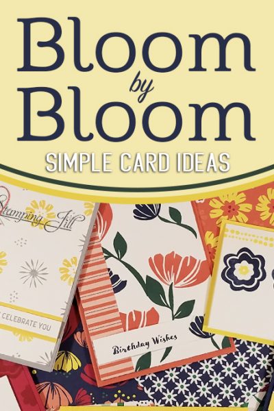 Bloom By Bloom Itty Bitty Birthdays Stampin' Up! Simple Birthday Card #simplestamping Jill Olsen StampingJill