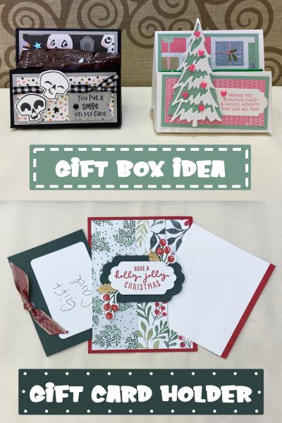 DIY Gift Box & Gift Card Holder Fun Fold Stamping Jill