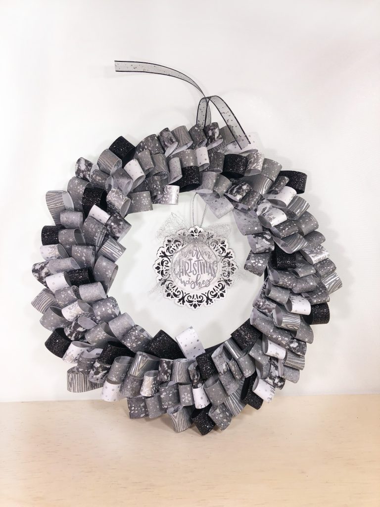 Paper Wreaths Using Designer Series Paper