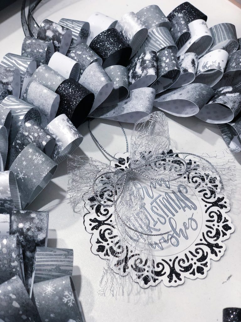 Paper Wreaths Using Designer Series Paper DIY Stamping Jill