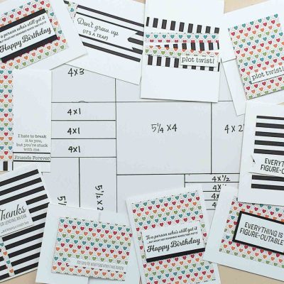 One Sheet Wonder Technique Using Designer Series Paper