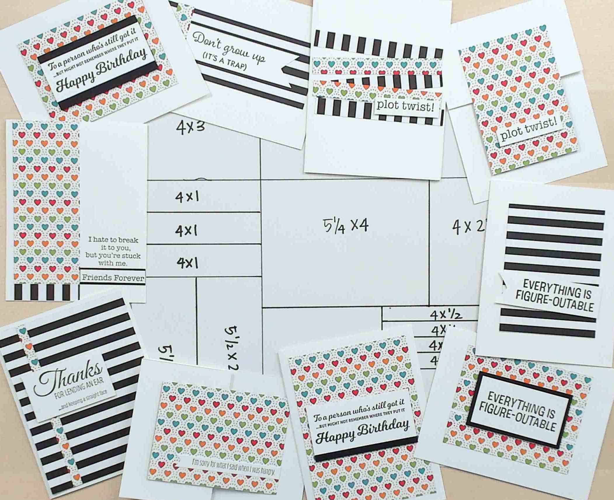 One Sheet Wonder Technique Using Designer Series Paper