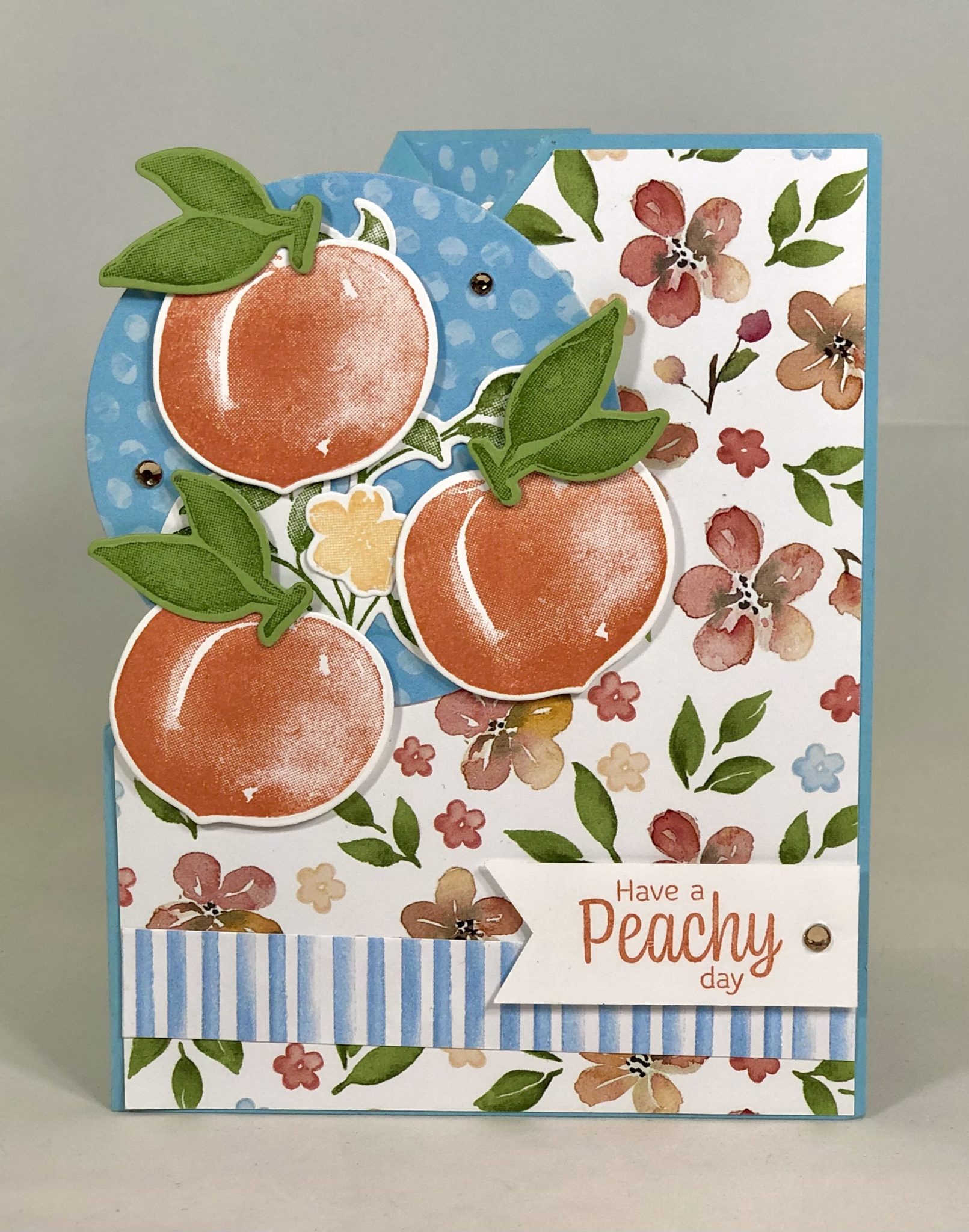 How To Make A Corner Flip Fold Card - StampingJill.com