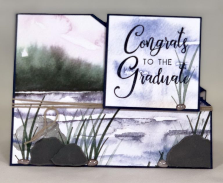 How To Make A Corner Flip Fold Card - StampingJill.com