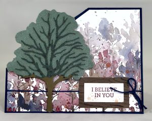 How To Make A Corner Flip Fold Card - StampingJill.com