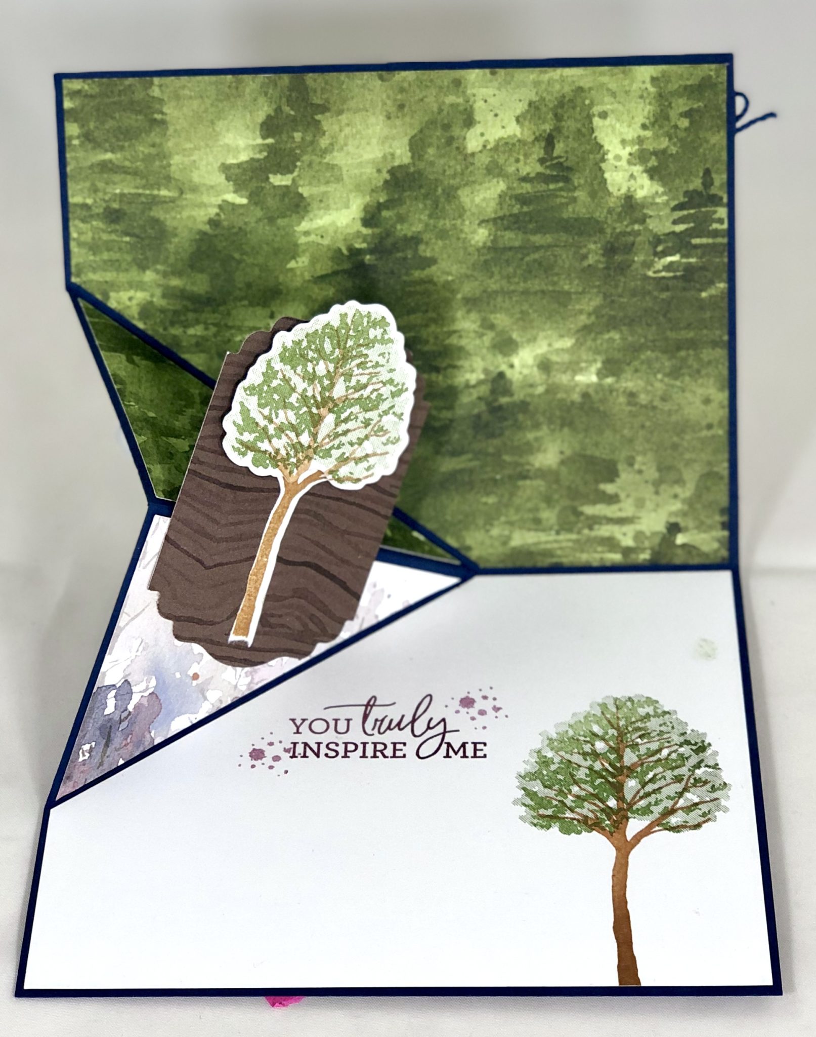 How To Make A Corner Flip Fold Card - StampingJill.com