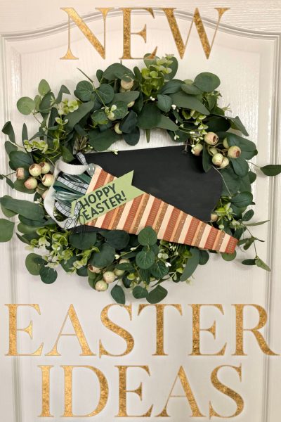 Easter Decor Ribbon Carrot Door Hanger DIY Hoppy Easter StampingJill