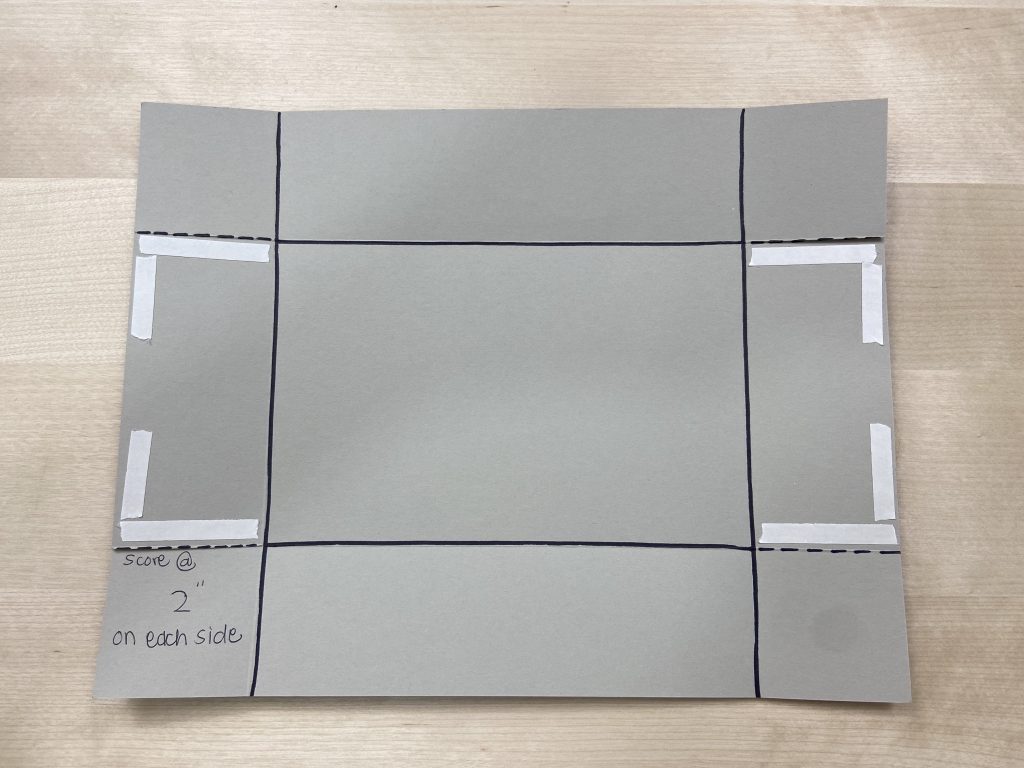 DIY Designer Series Paper Card Storage Box Stamping Jill Template