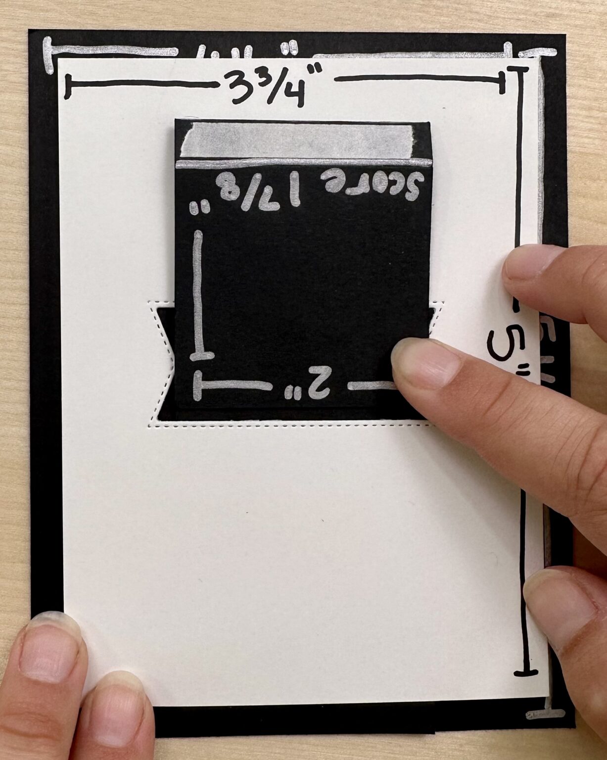 Pull Card Tutorial Pull Tab Flip Card Tutorial - StampingJill.com
