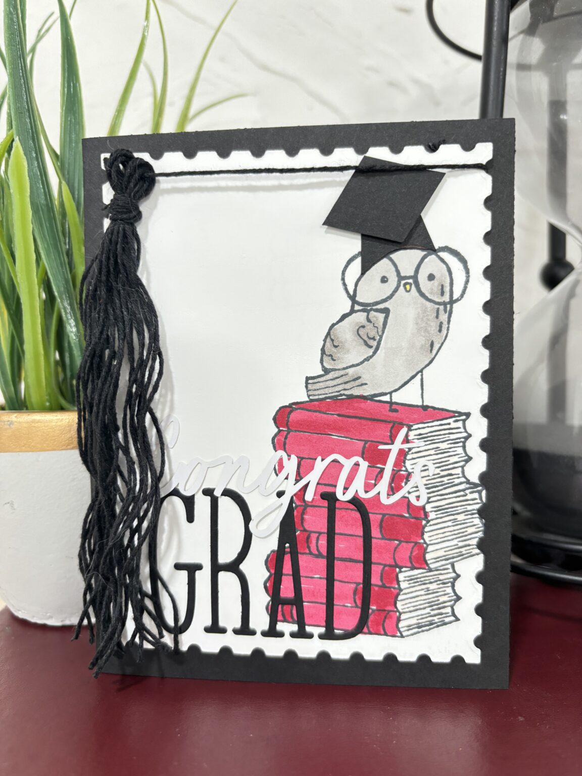Congrats Grad Card Idea - StampingJill.com